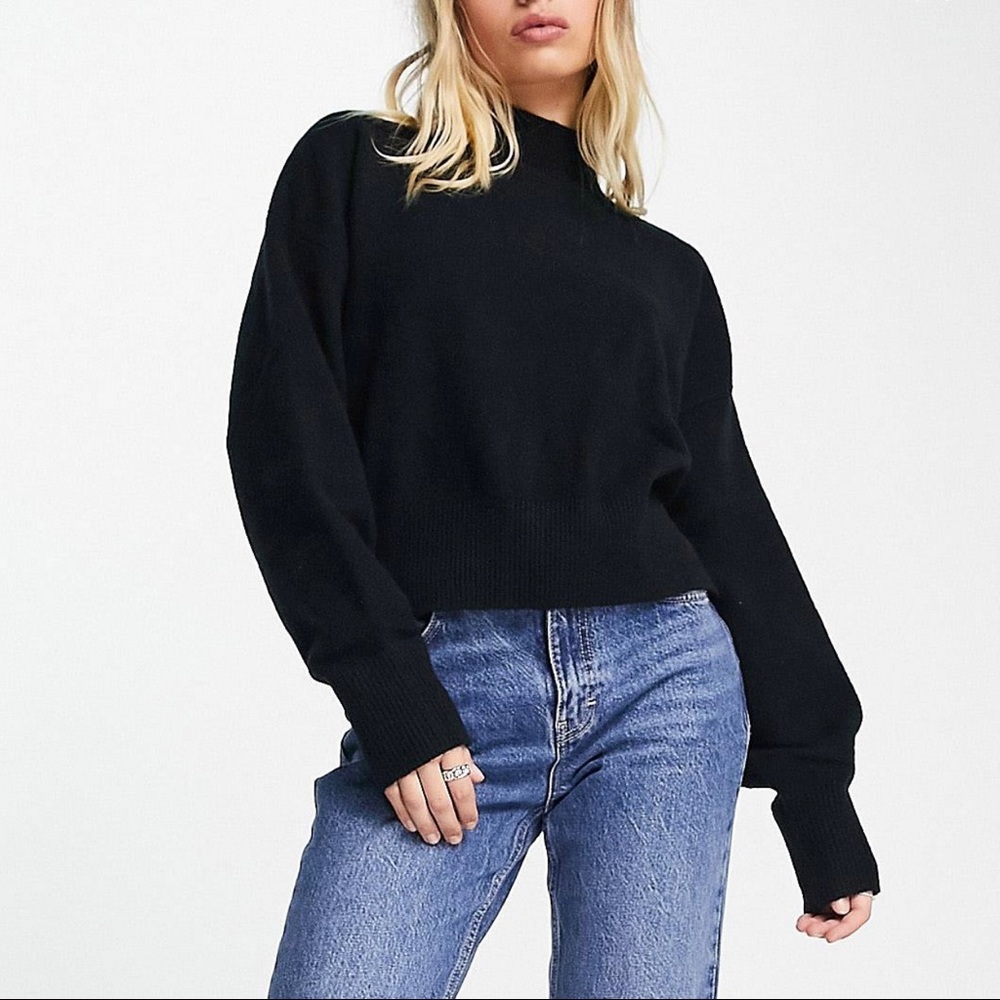 Mock neck sweater